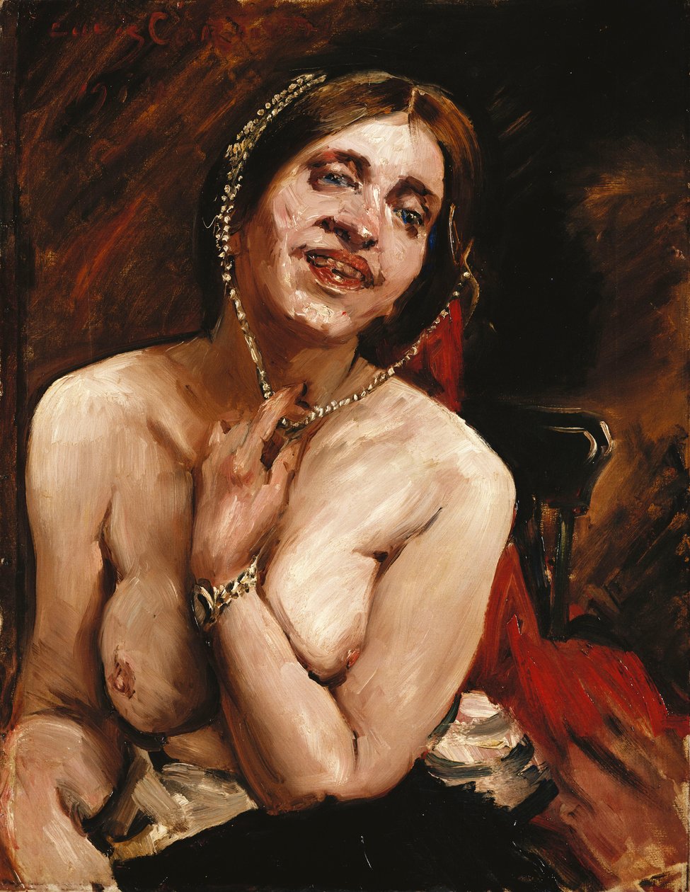 Akt kobiecy w fotelu autorstwa Lovis Corinth