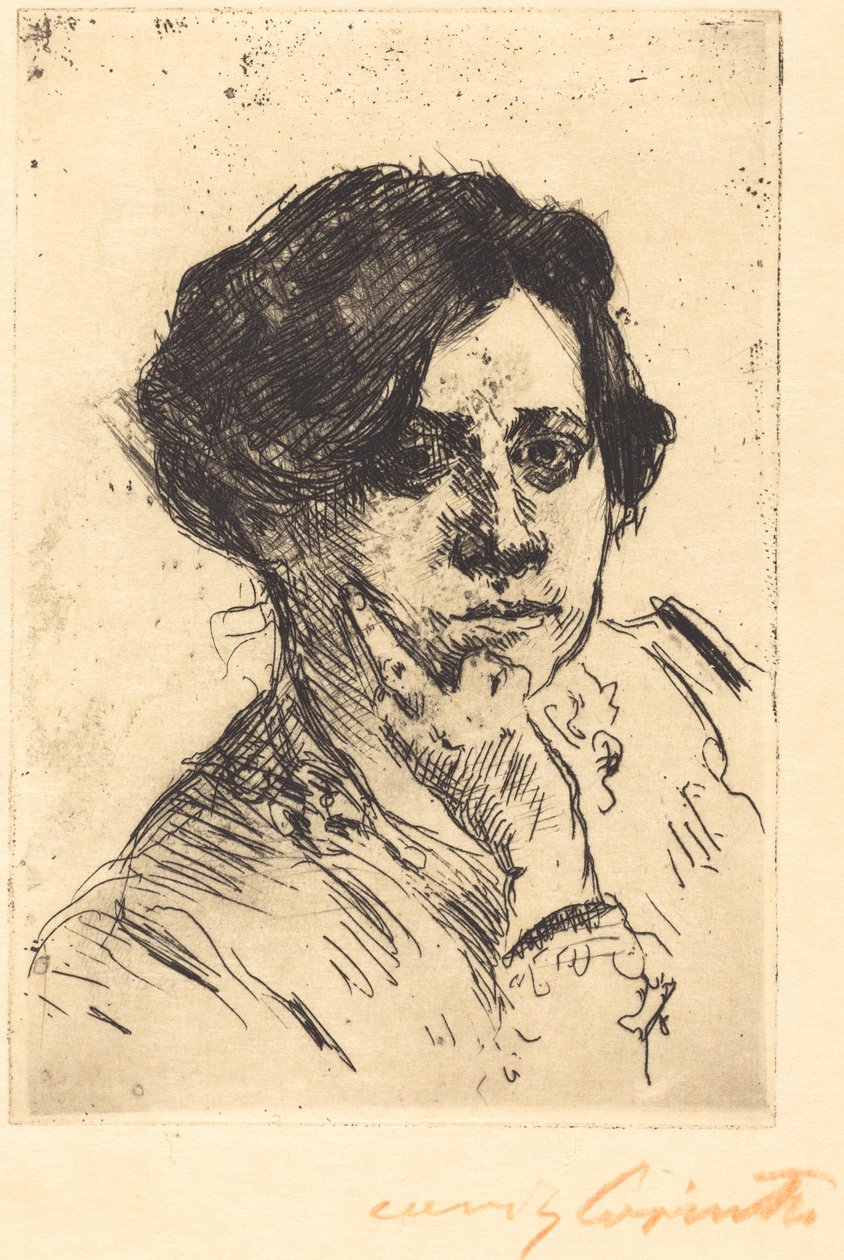 Głowa kobiety autorstwa Lovis Corinth