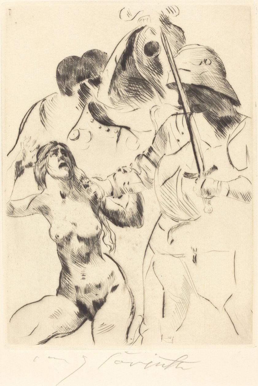 Uprowadzenie kobiety III Uprowadzenie III, 1914. autorstwa Lovis Corinth