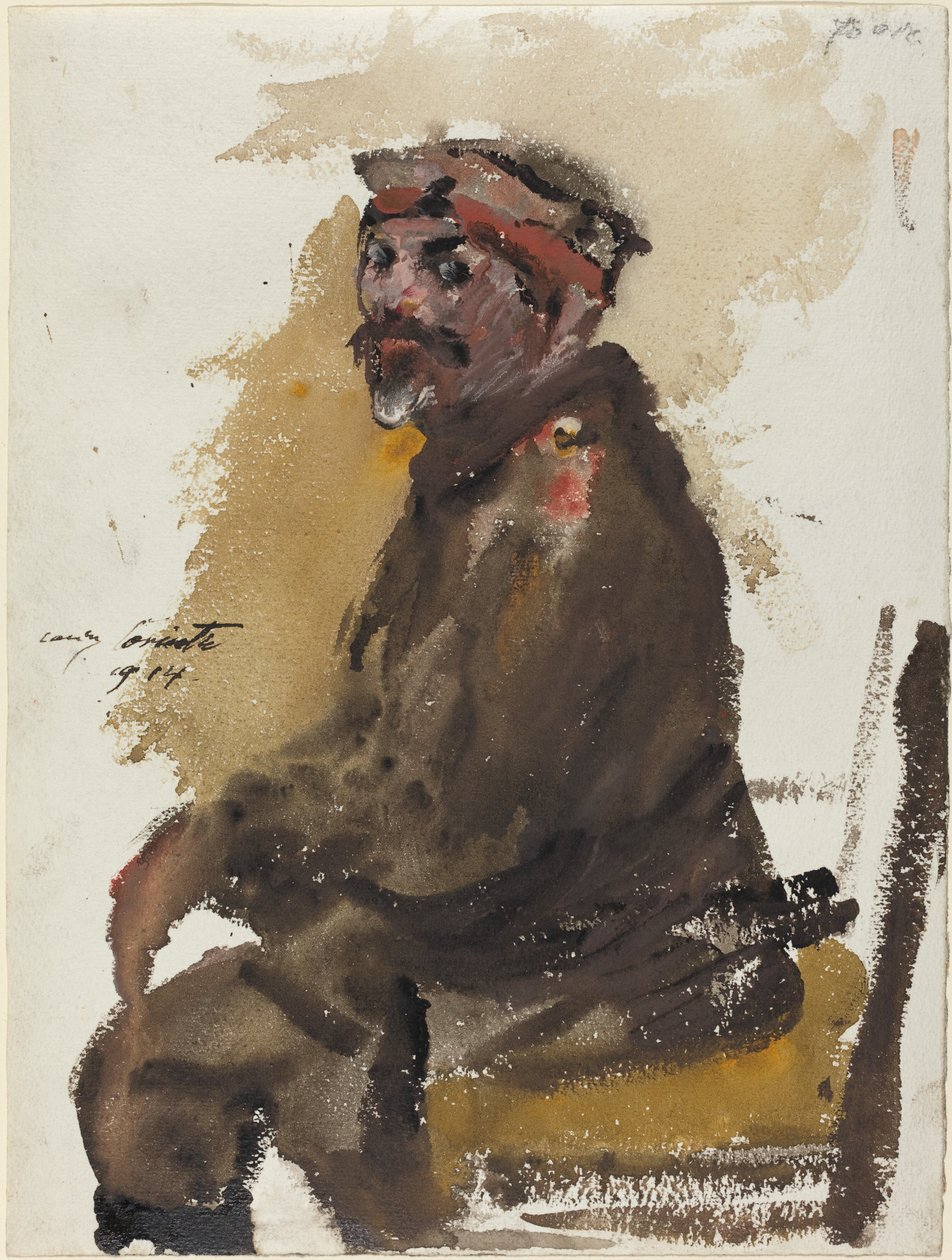 Hermann uderzył w mundur autorstwa Lovis Corinth
