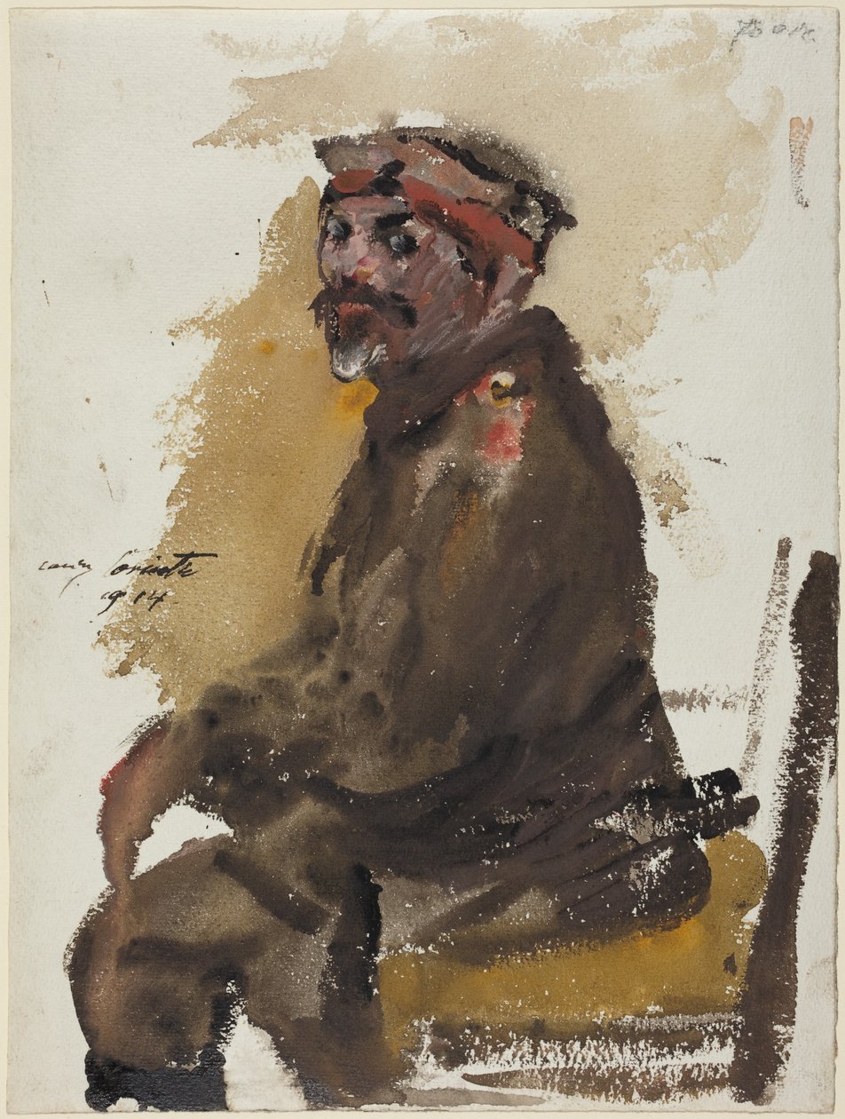Hermann Struck w mundurze autorstwa Lovis Corinth