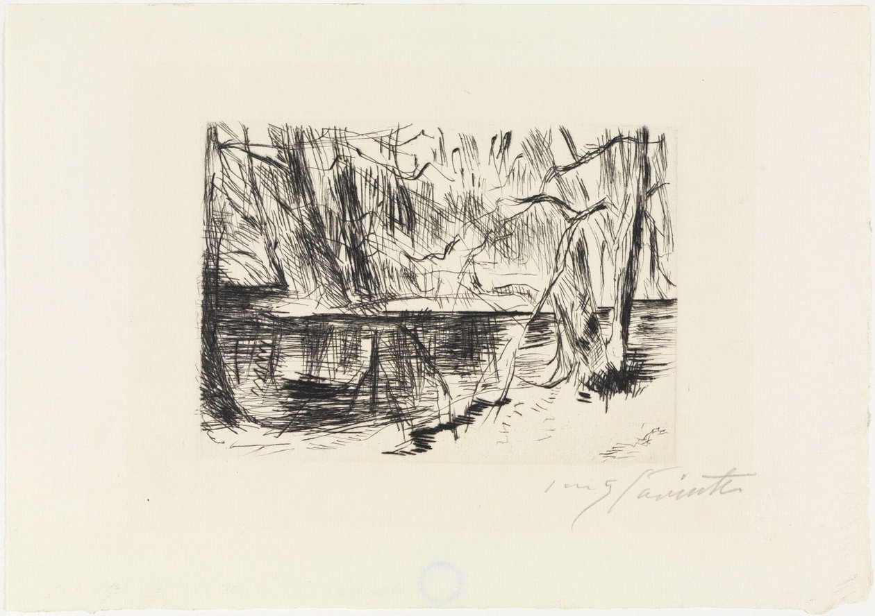 W Tiergartenie autorstwa Lovis Corinth