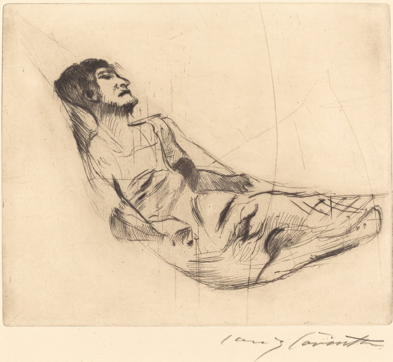W hamaku II autorstwa Lovis Corinth