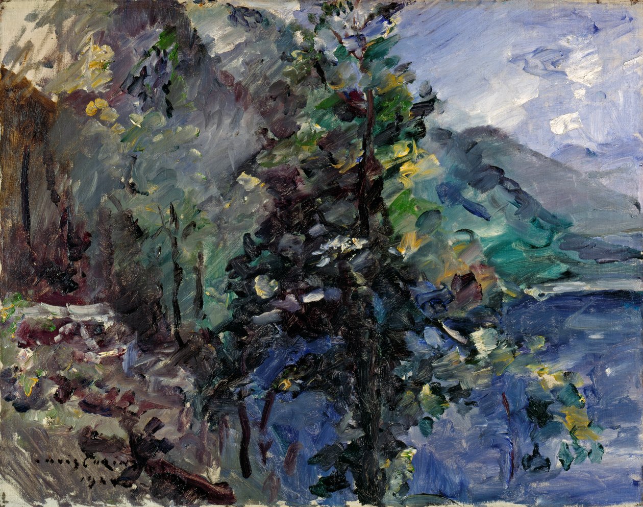 Jochberg nad jeziorem Walchensee autorstwa Lovis Corinth