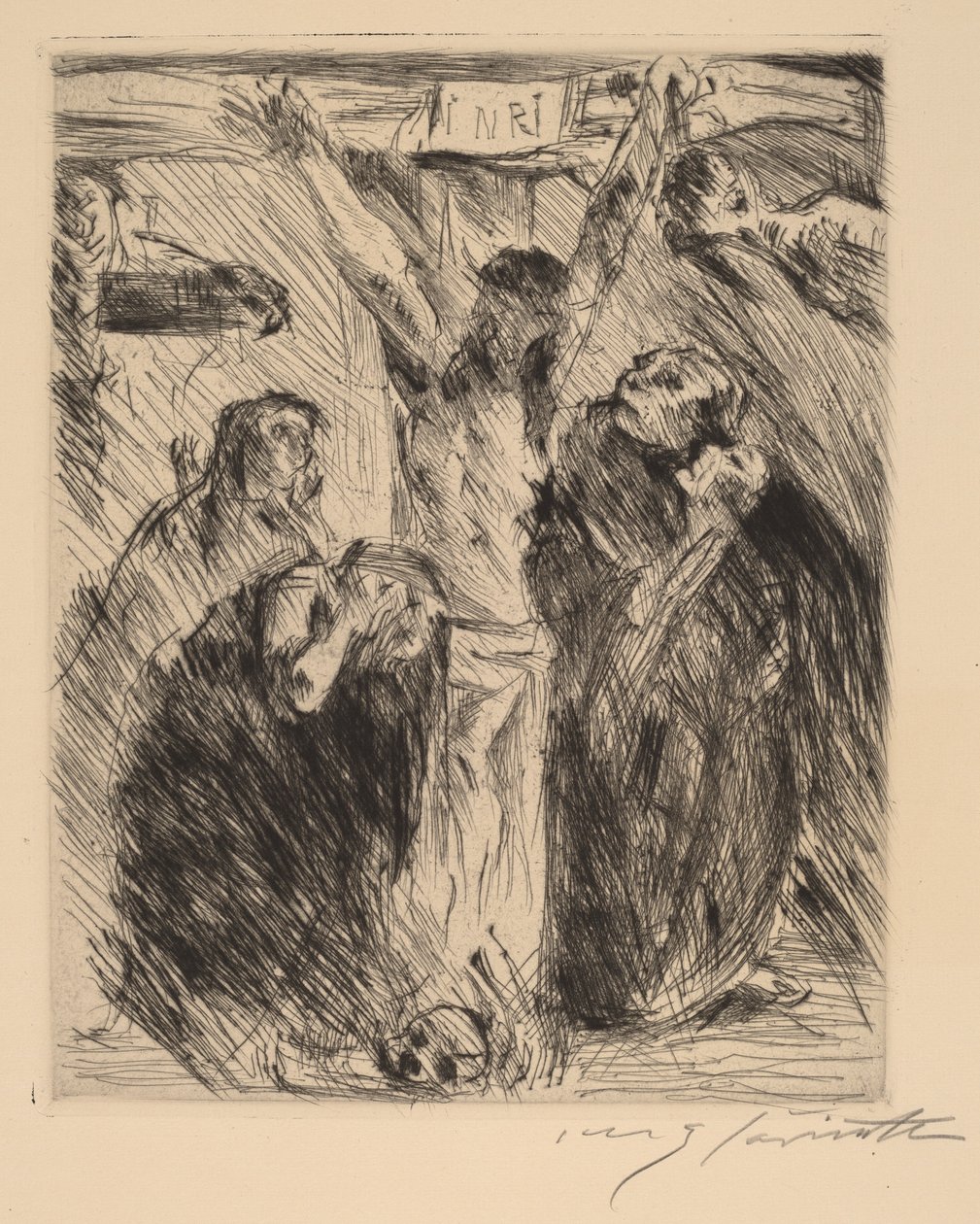 Ukrzyżowanie, po ołtarzu w Tölz autorstwa Lovis Corinth