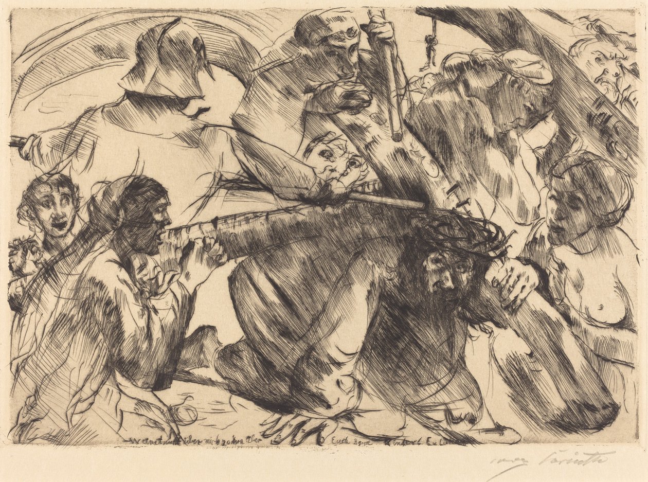 Chrystus niosący krzyż, 1916. autorstwa Lovis Corinth