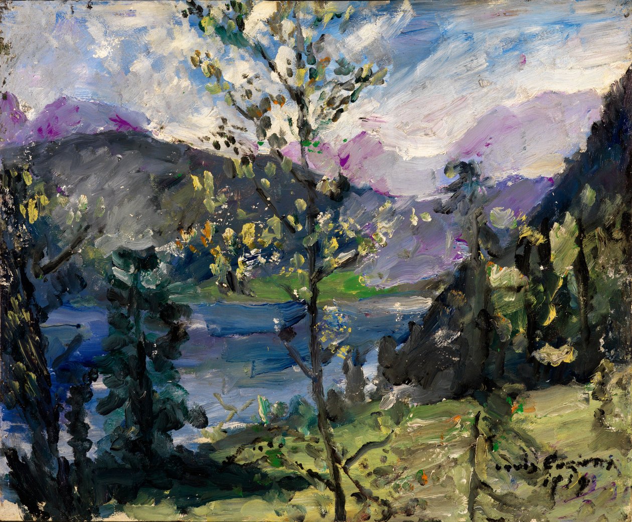 Krajobraz nad jeziorem Walchensee autorstwa Lovis Corinth