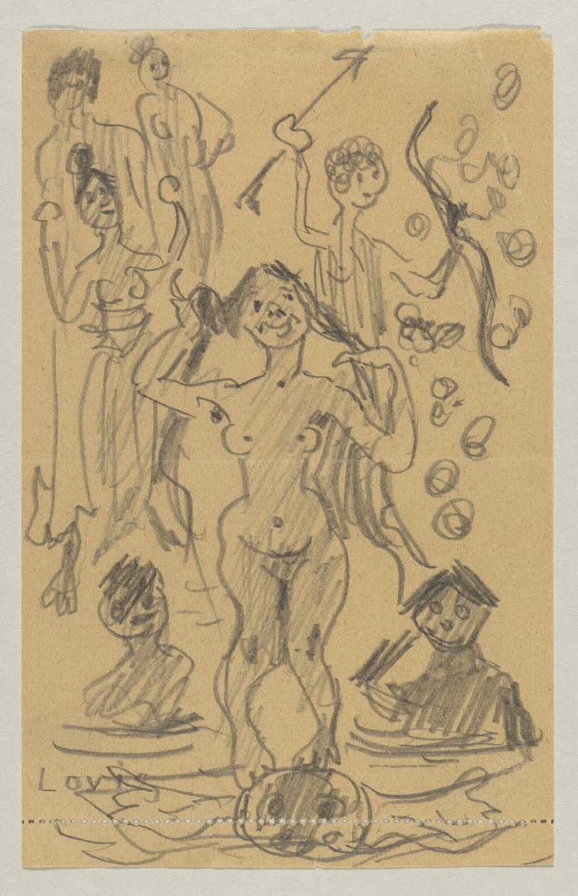 Lovis Corinth i Carl Strathmann autorstwa Lovis Corinth