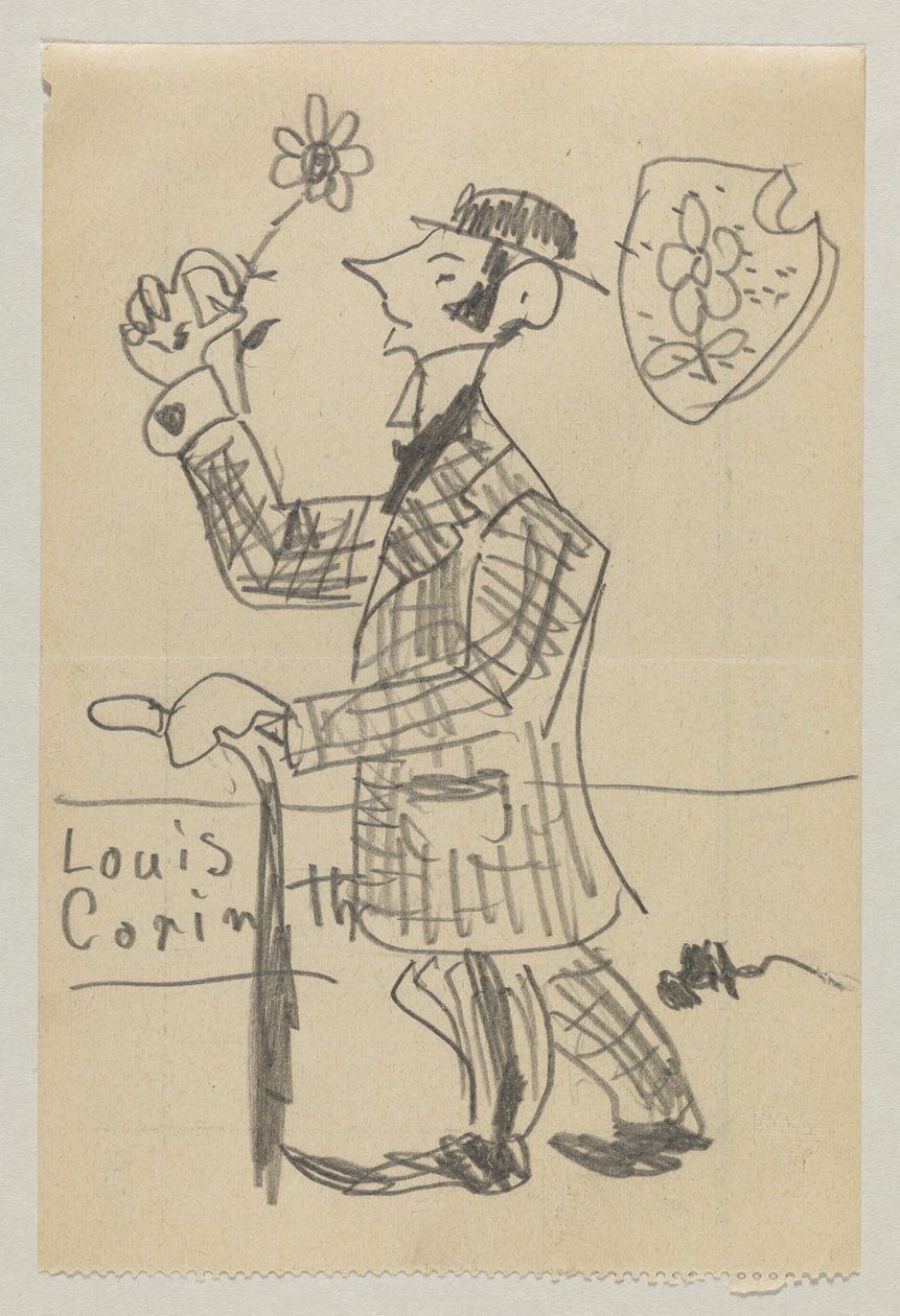 Lovis Corinth i Carl Strathmann autorstwa Lovis Corinth