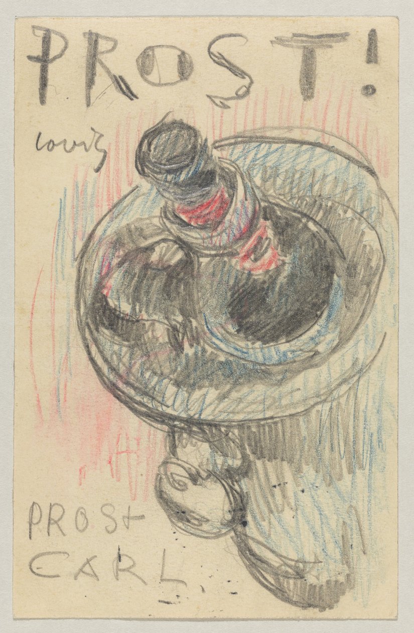 Lovis Corinth do Elly Strathmann: pocztówka, data stempla pocztowego 22 maja 1911 autorstwa Lovis Corinth
