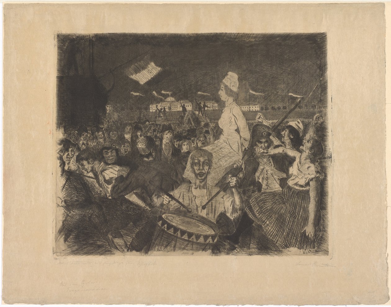 Maria Antonina w drodze na szafot autorstwa Lovis Corinth