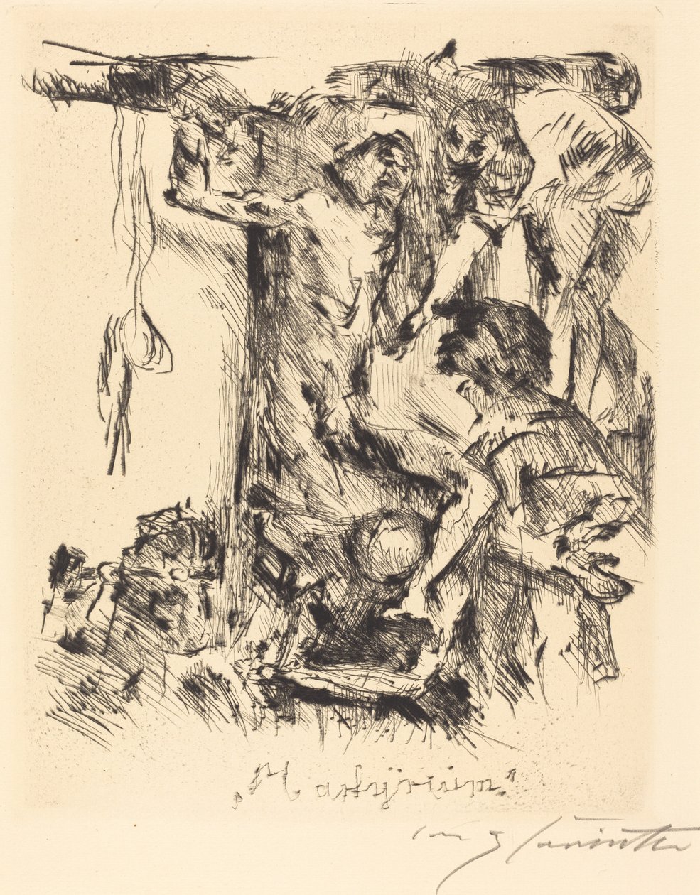 Męczeństwo autorstwa Lovis Corinth