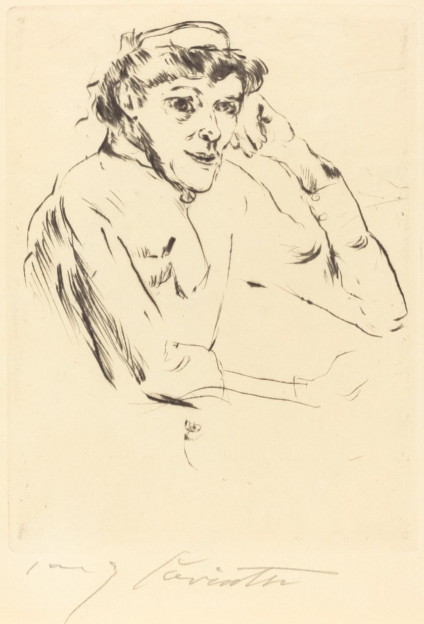pielęgniarka autorstwa Lovis Corinth