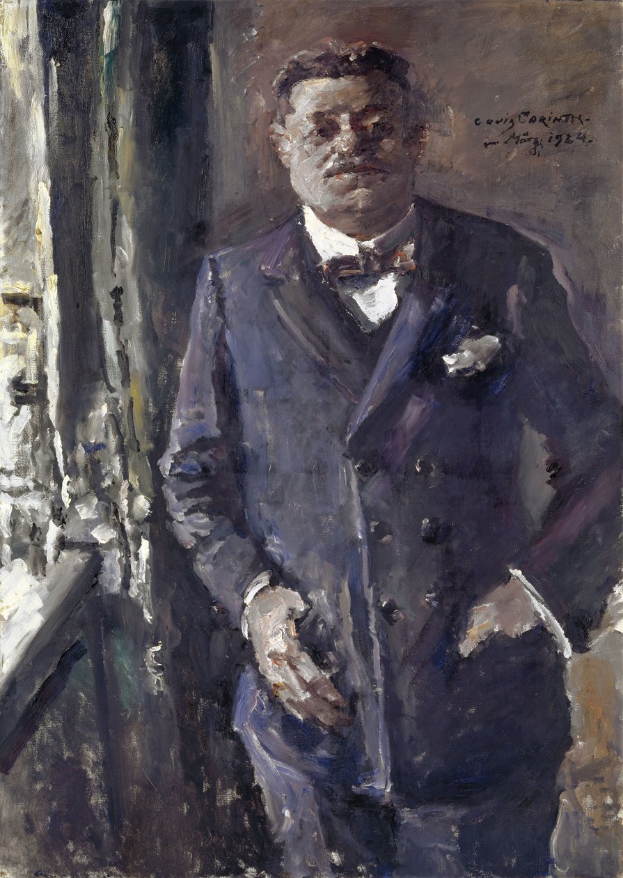 Portret Friedricha Eberta 1871-1925, prezydenta Rzeszy Niemieckiej, 1924. autorstwa Lovis Corinth