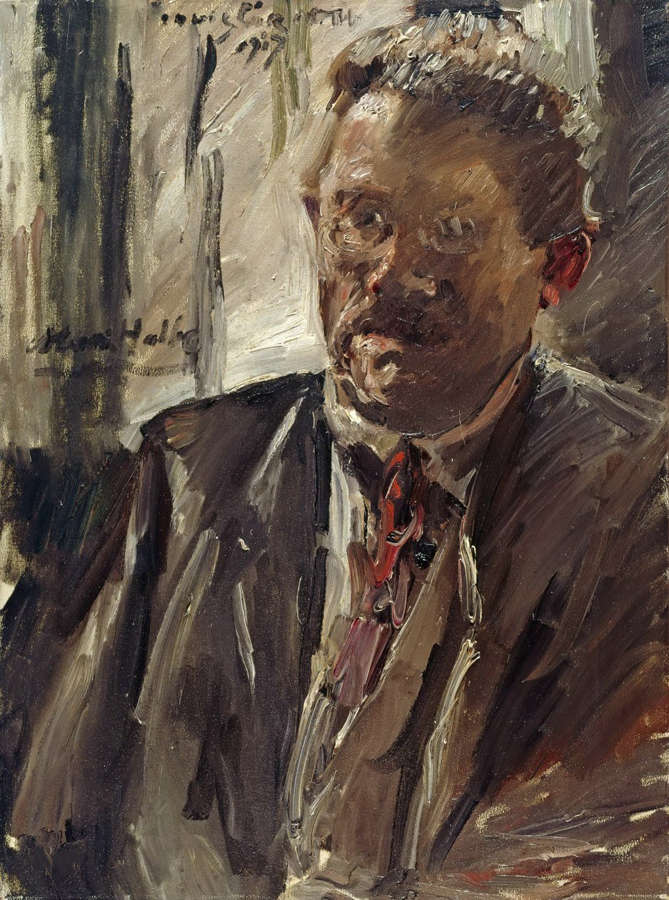 Portret Maxa Halbego 1865-1944, 1917. autorstwa Lovis Corinth