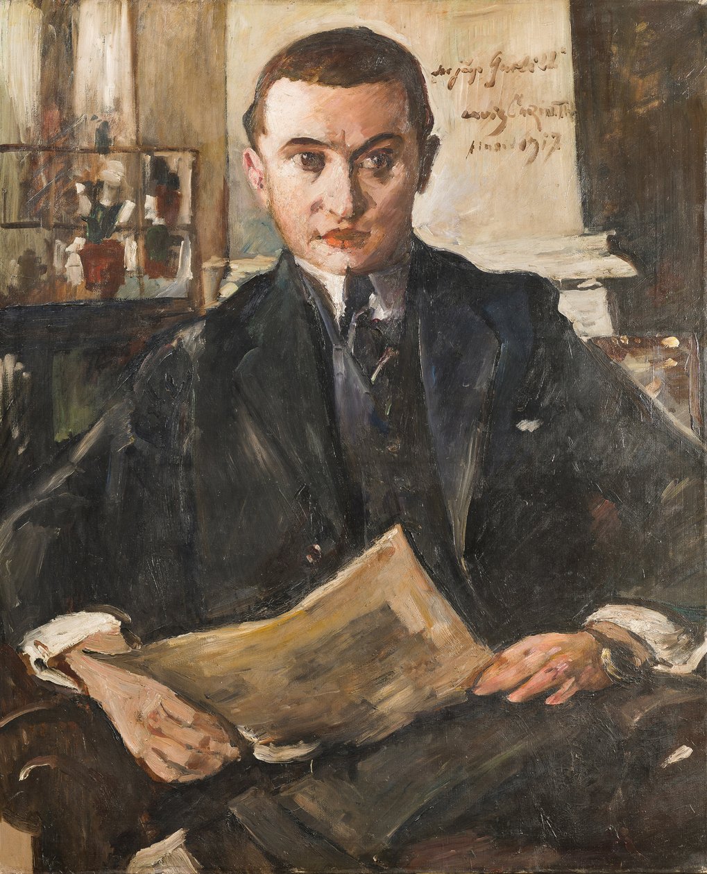 Portret Wolfganga Gurlitta, 1917. autorstwa Lovis Corinth