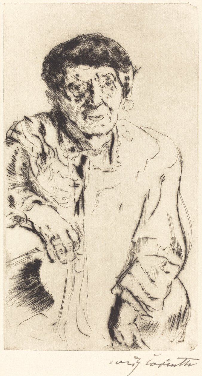 Teściowa teściowej, 1916. autorstwa Lovis Corinth