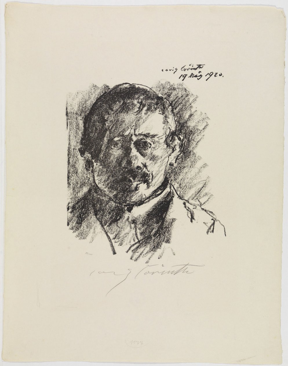 Autoportret, 19 marca 1920 r. autorstwa Lovis Corinth