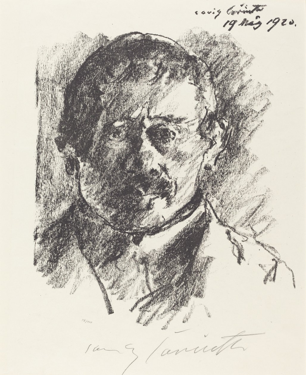Autoportret, 1920. autorstwa Lovis Corinth