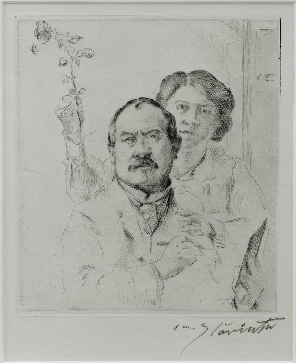 Autoportret z żoną Charlotte Berend-Corinth autorstwa Lovis Corinth