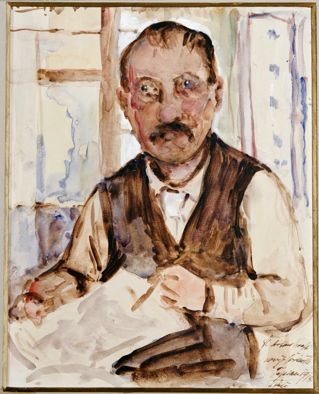 Autoportret, 1918 autorstwa Lovis Corinth
