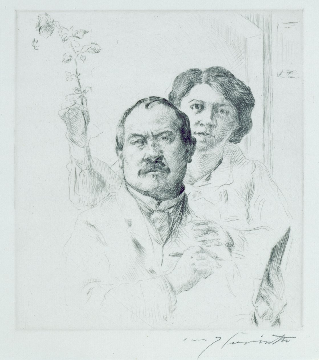 Autoportret z żoną autorstwa Lovis Corinth