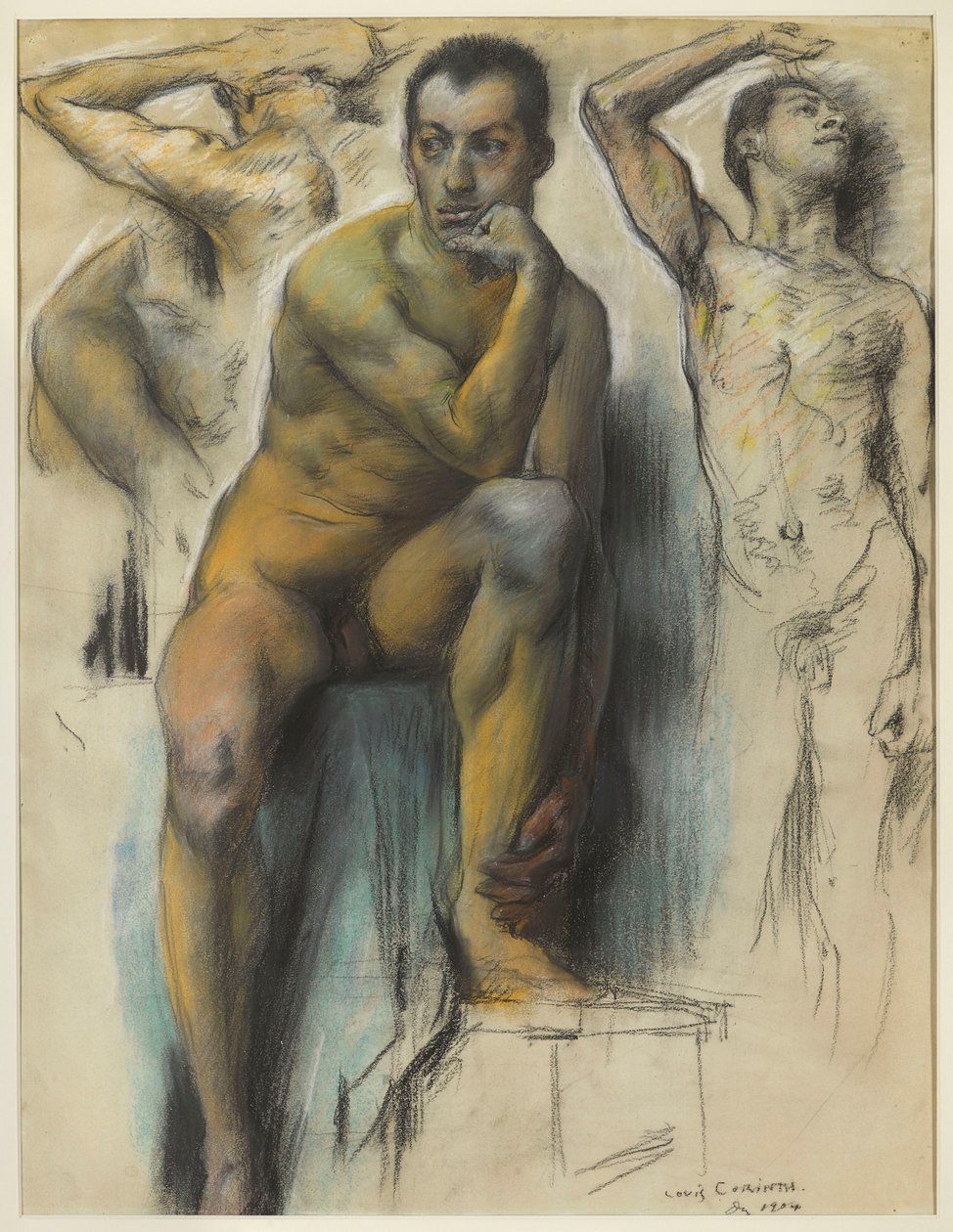 Studia aktów męskich autorstwa Lovis Corinth