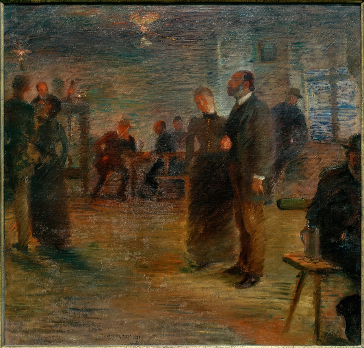 Przerwa na tańce w Leistikow autorstwa Lovis Corinth