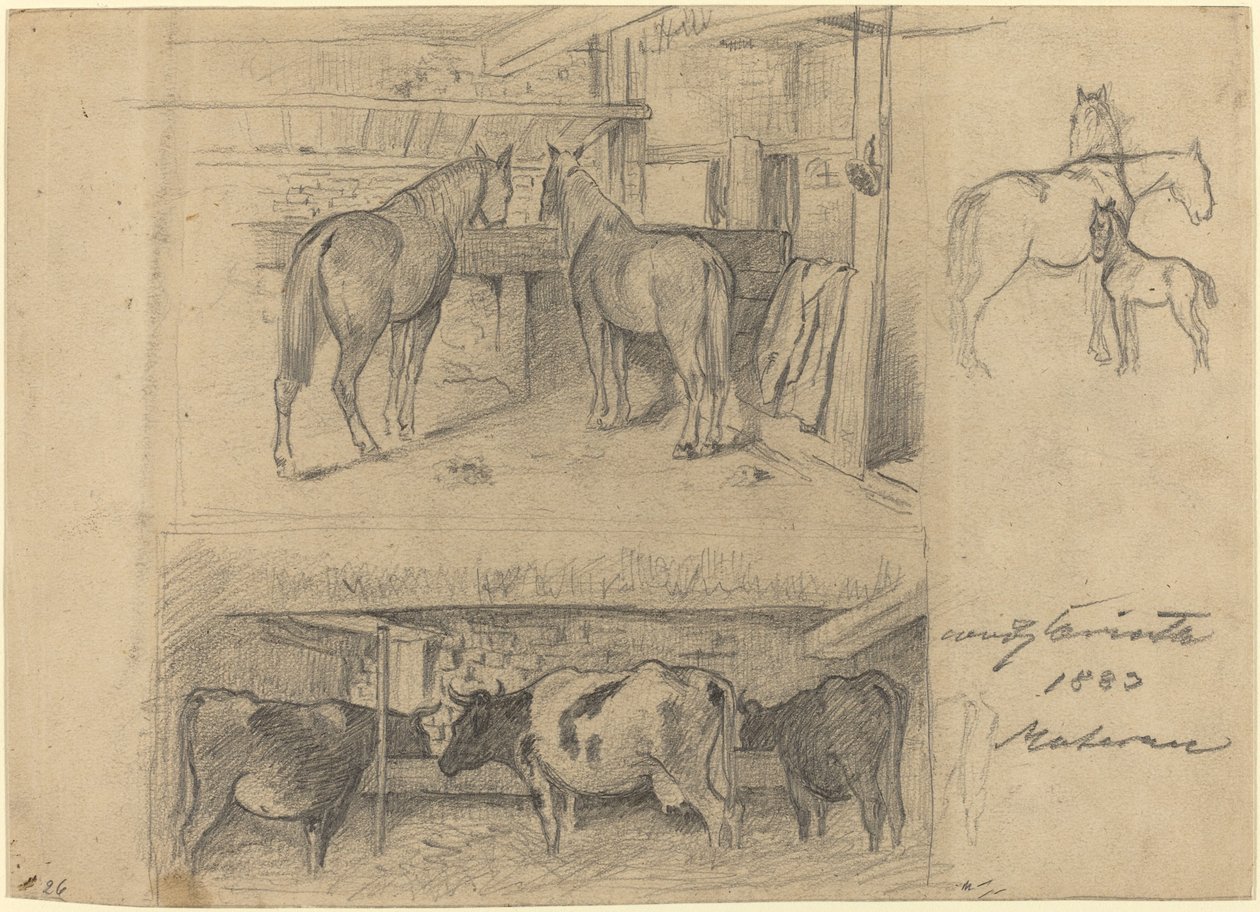 Stodoła autorstwa Lovis Corinth