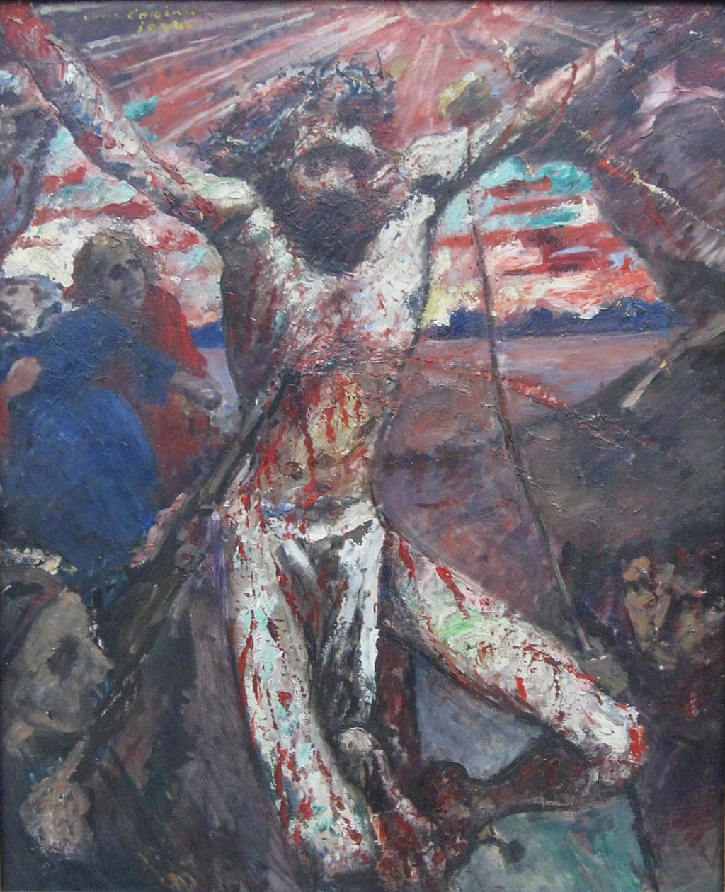 Czerwony Chrystus autorstwa Lovis Corinth