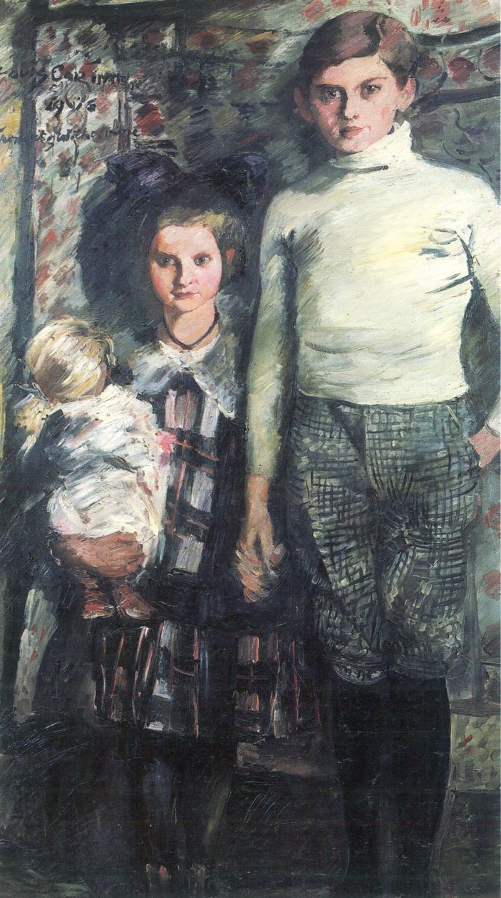 Thomas i Wilhelmine - dzieci artysty autorstwa Lovis Corinth