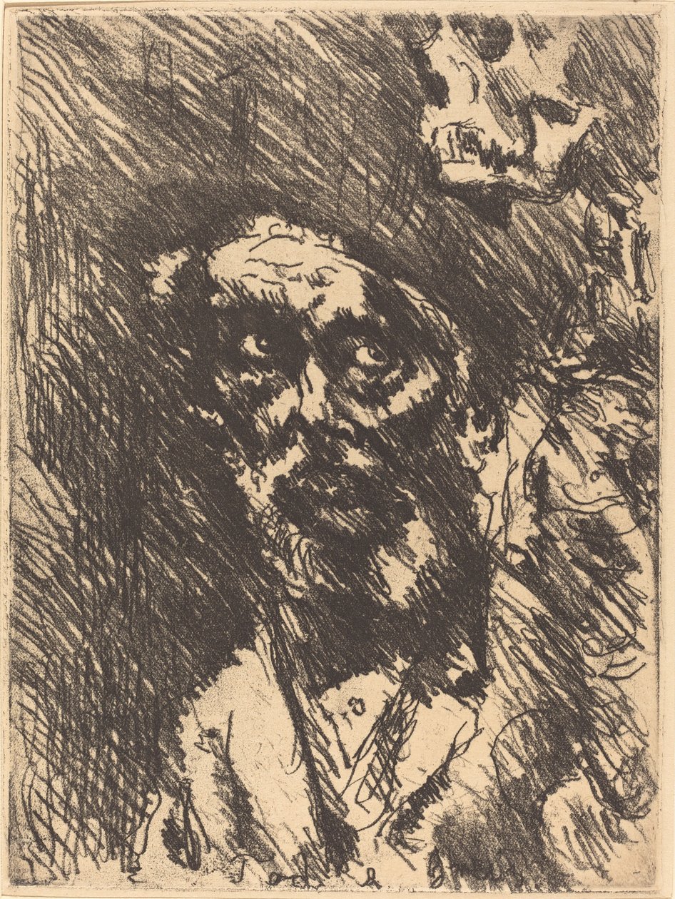 Tod und Greis Śmierć i stary człowiek, 1921, wydanie 1922. autorstwa Lovis Corinth