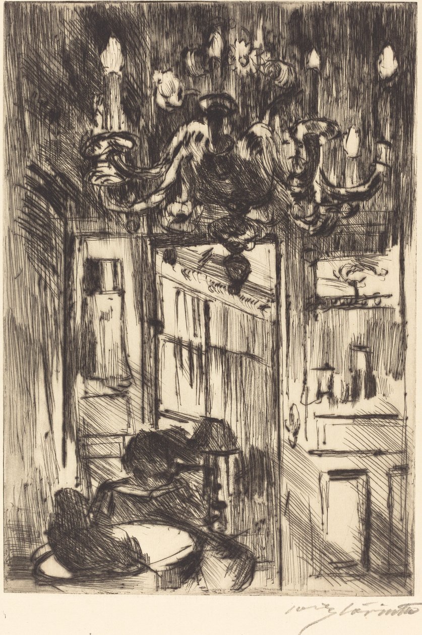Pod żyrandolem Pod żyrandolem, 1916. autorstwa Lovis Corinth