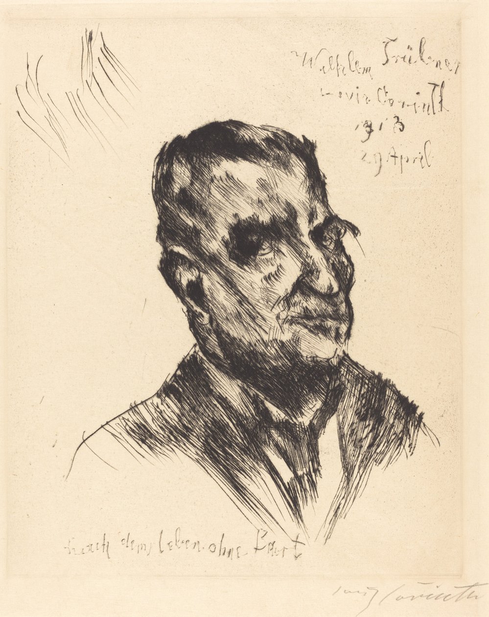 Wilhelm Trübner autorstwa Lovis Corinth