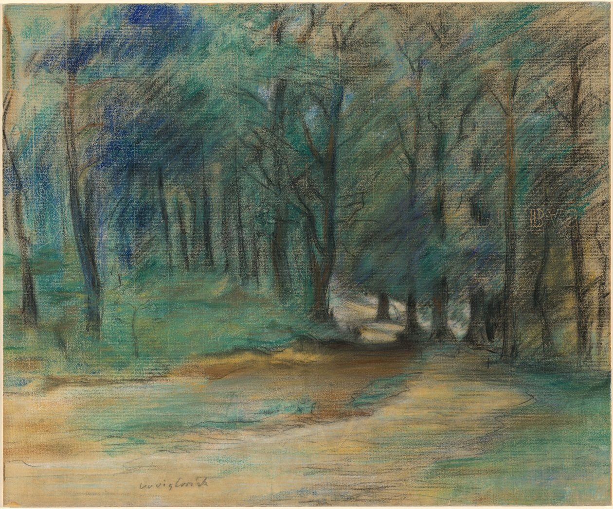 Leśna ścieżka autorstwa Lovis Corinth
