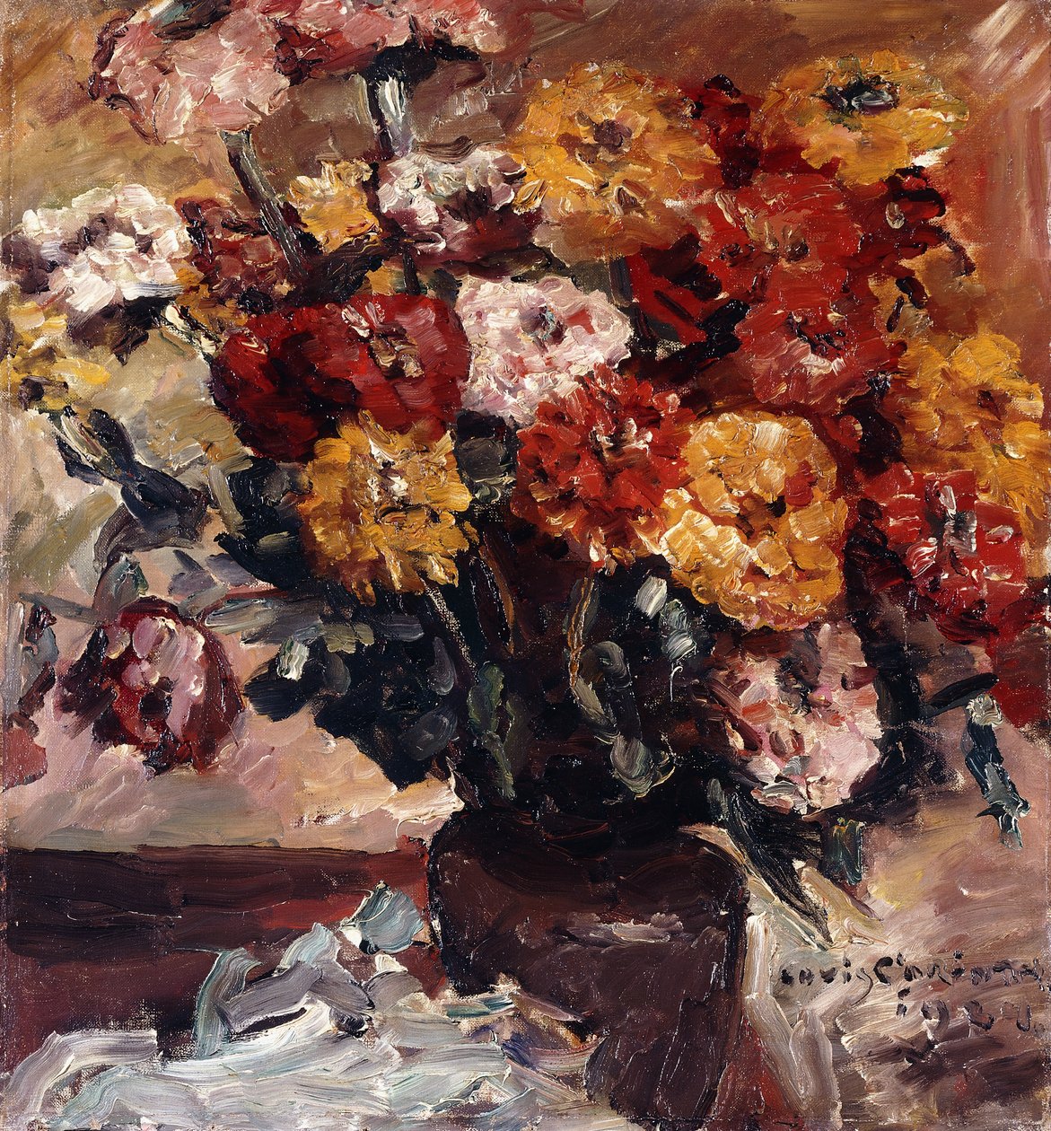 Zinni, autorstwa Lovis Corinth