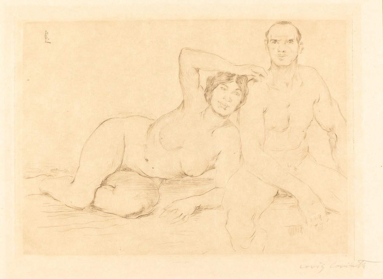 Dwie osoby, dwa akty, 1908. autorstwa Lovis Corinth