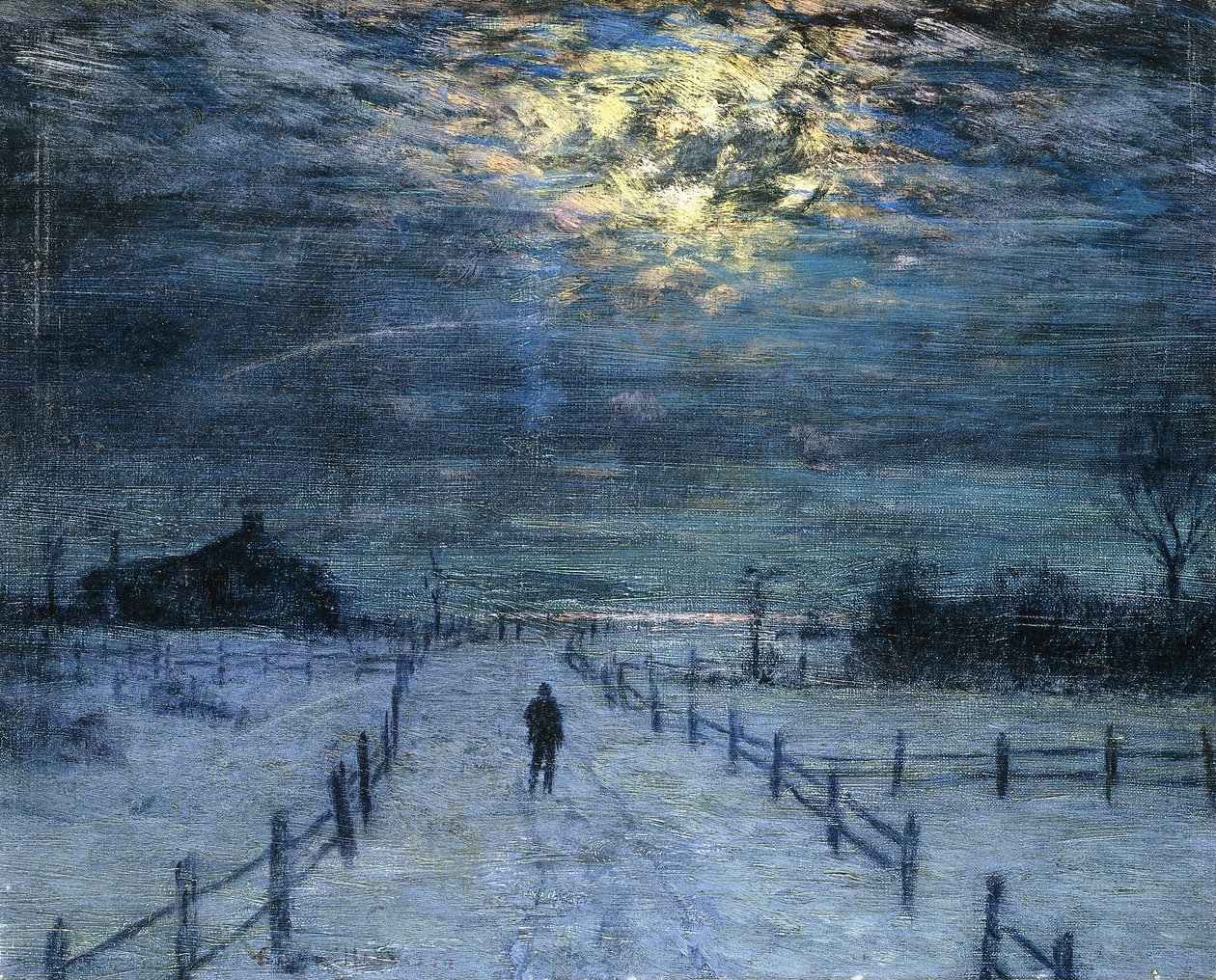 Zimowy spacer autorstwa Lowell Birge Harrison