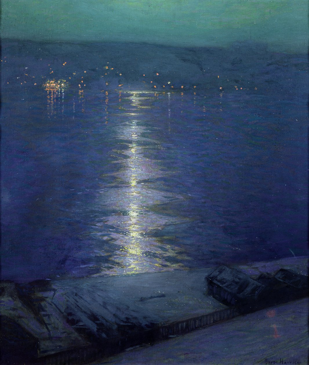 Światło księżyca nad rzeką, 1919 autorstwa Lowell Birge Harrison