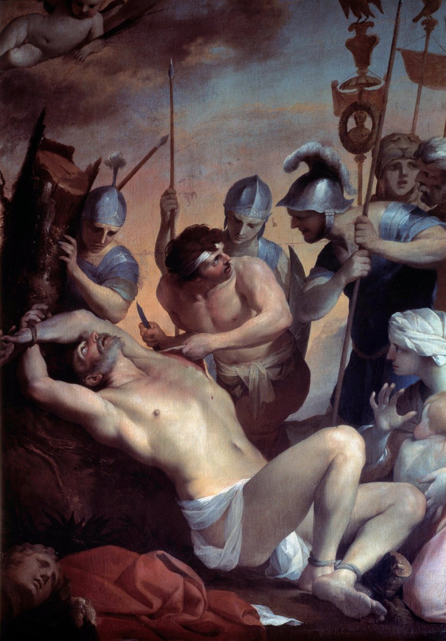 Męczeństwo św. Barthelemy. Obraz Lubina Baugina (1612-1663) autorstwa Lubin Baugin