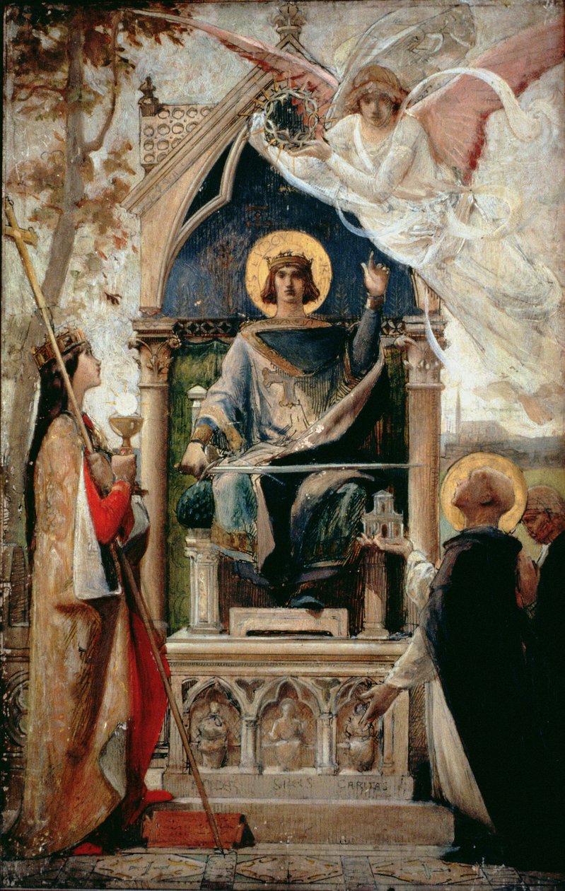 St. Louis, studium do obrazu z 1888, 1883 autorstwa Luc Oliver Merson
