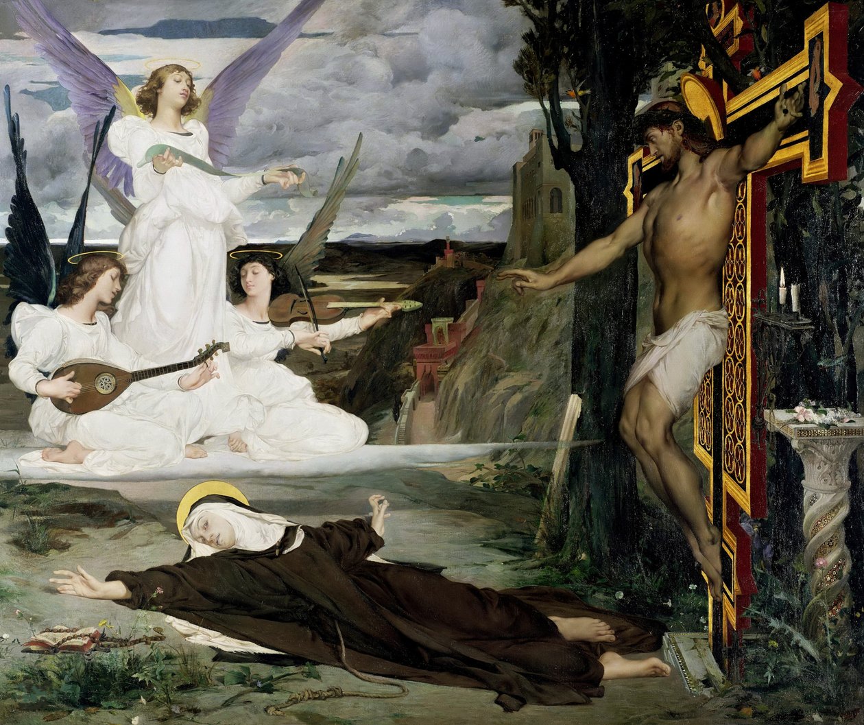 Wizja, 1872. autorstwa Luc Olivier Merson