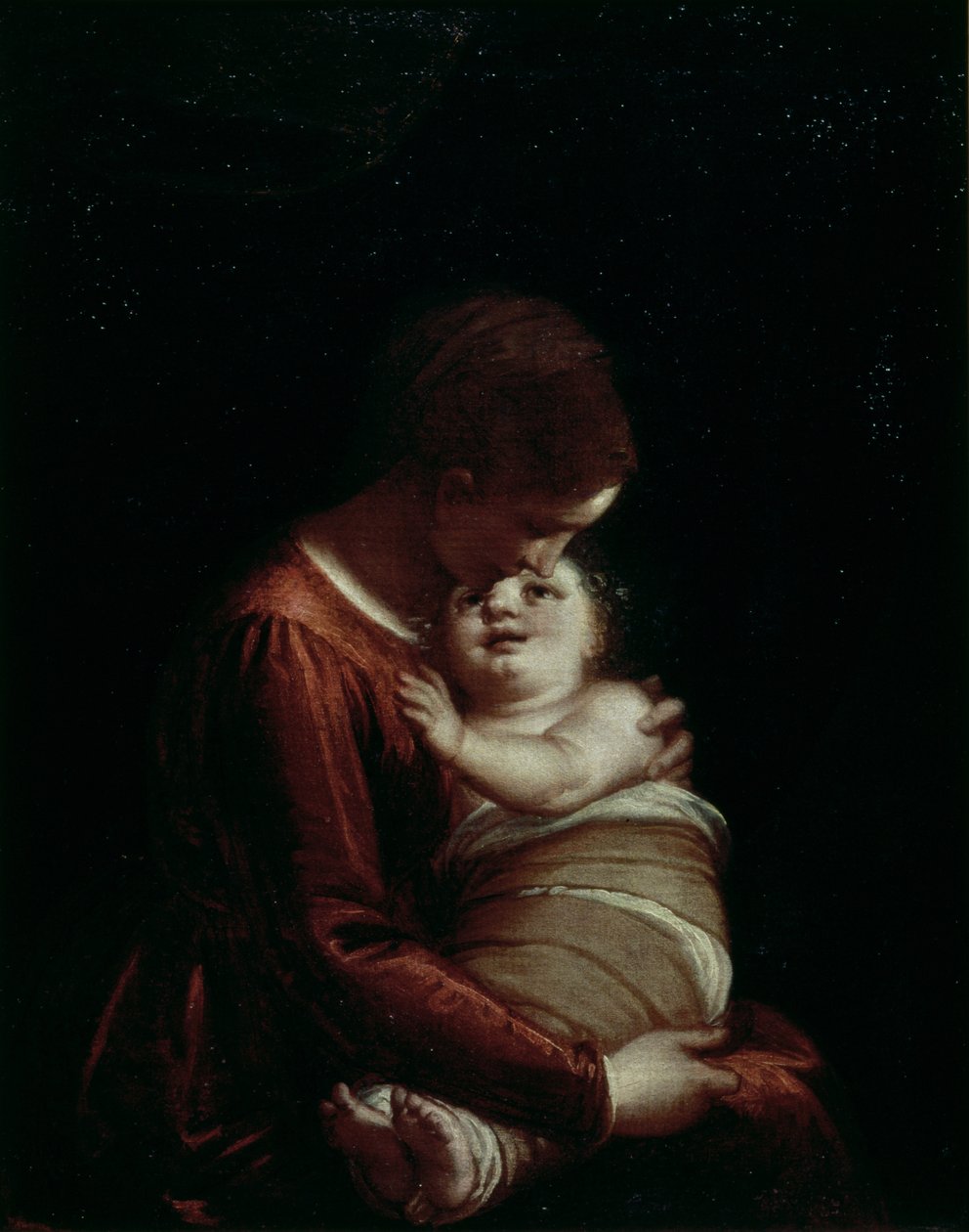 Madonna z Dzieciątkiem, ok.1570 autorstwa Luca Cambiaso