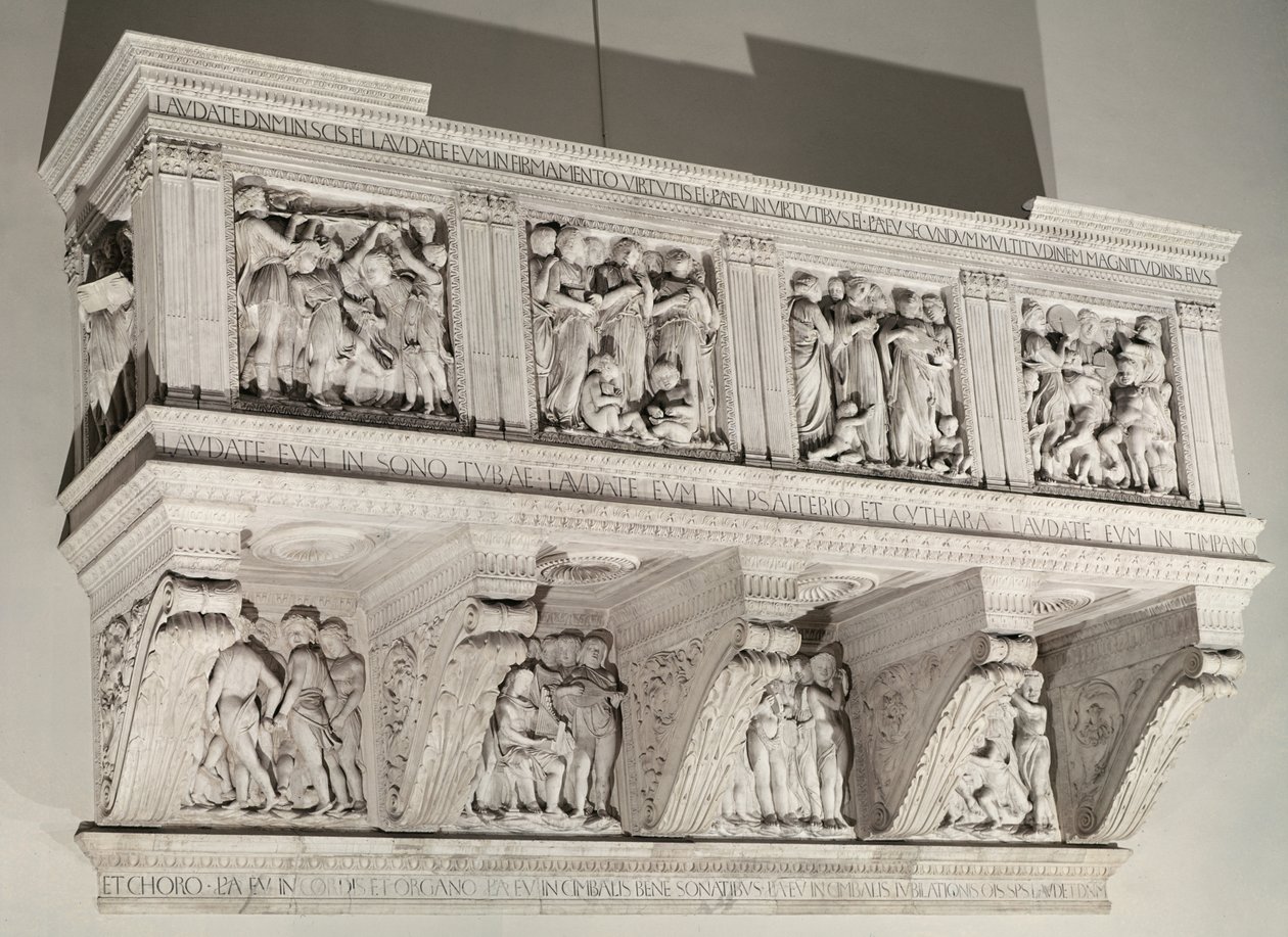 Kantoria, ok. 1431-38 (marmur) autorstwa Luca Della Robbia