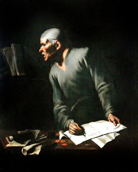 Filozof, ok.1650 autorstwa Luca Giordano