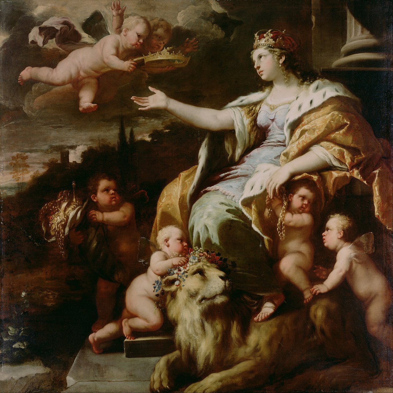 Alegoria wielkoduszności autorstwa Luca Giordano