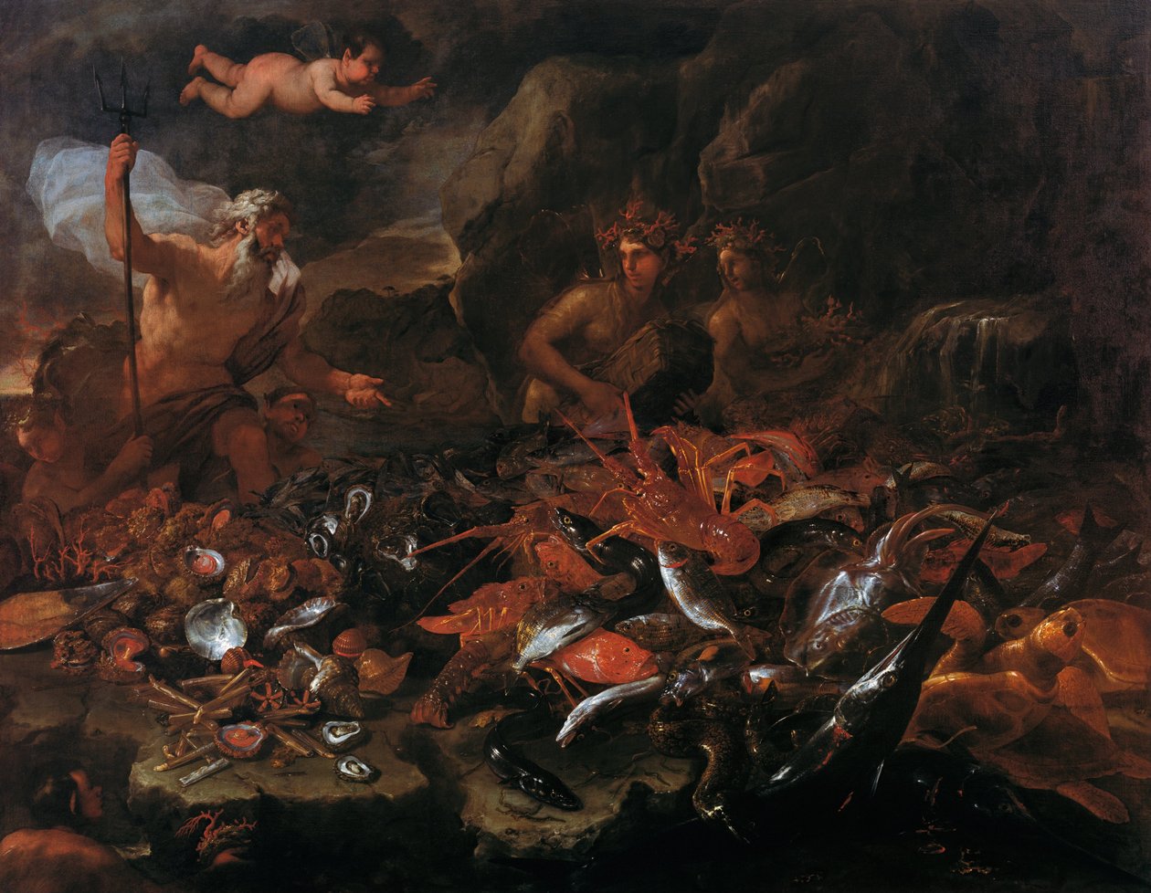 Giuseppe Recco autorstwa Luca Giordano
