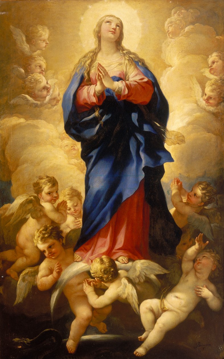 Niepokalane Poczęcie autorstwa Luca Giordano