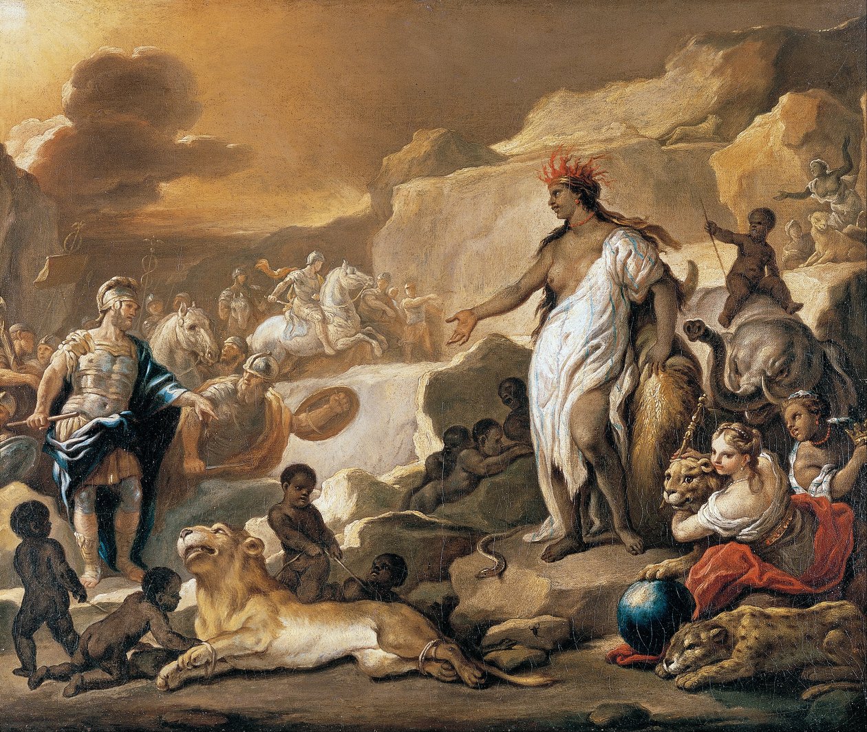Seria Czterech Stron Świata. Afryka autorstwa Luca Giordano
