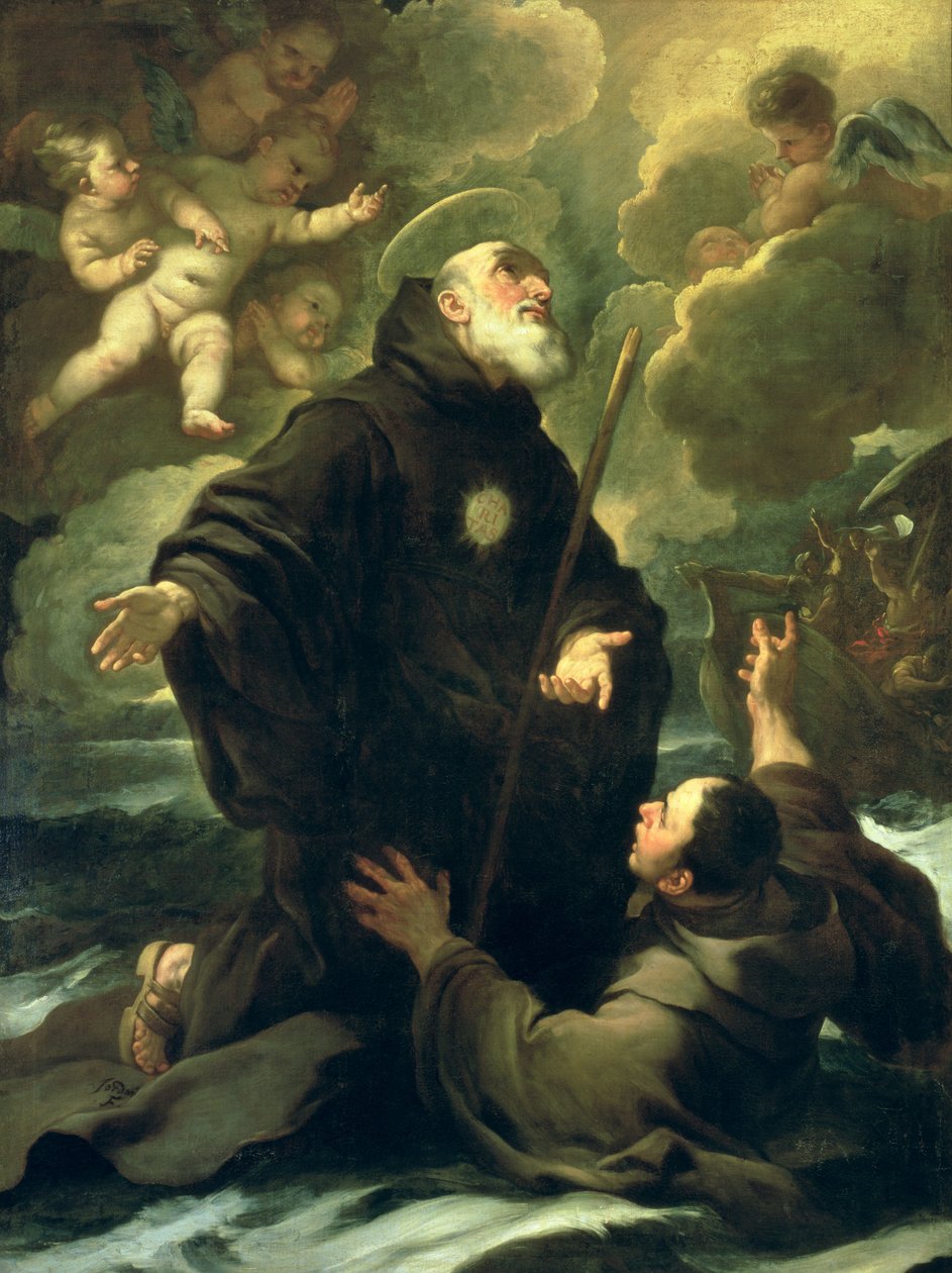Św. Franciszek z Paoli, 1416-1507) autorstwa Luca Giordano